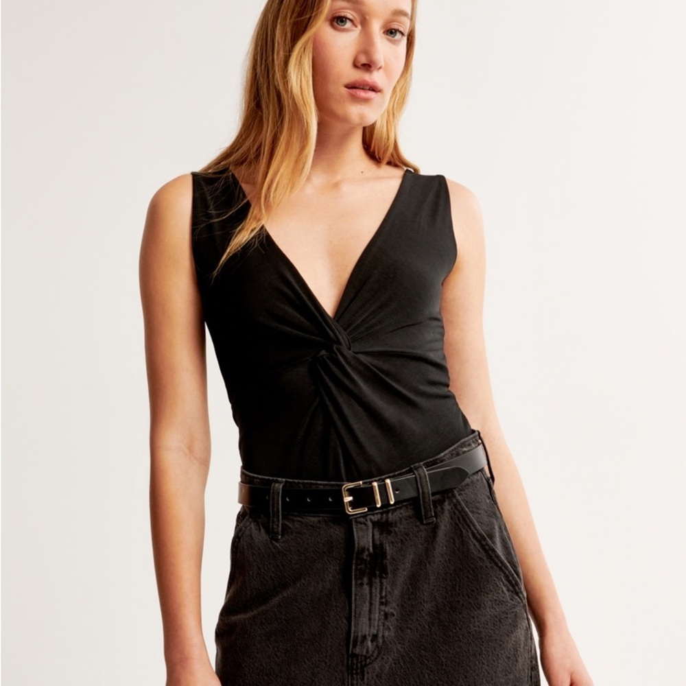 Abercrombie & Fitch Black Bodysuit - NWT, M